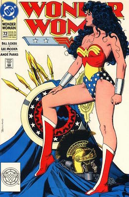 NEW ENTRY: Wonder Woman v2 #72, classic sexy cover by Brian Bolland