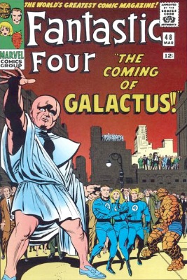Fantastic Four #48: first Galactus, first Silver Surfer