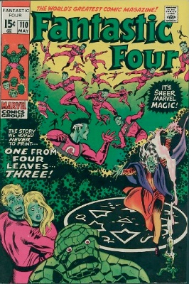 Fantastic Four #110 error of color variant