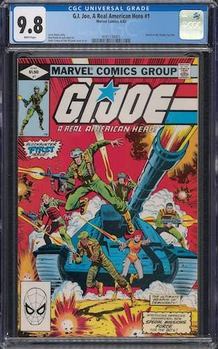 GI Joe #1 CGC 9.8: $3,300!