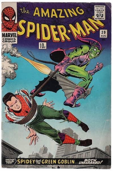 Amazing Spider-Man #39 UK price variant, RAW, sold for $120
