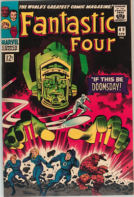 Fantastic Four #49: second Galactus and Silver Surfer