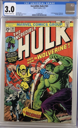 Click to see the full article on insane Incredible Hulk #181 prices and how the bubble must surely burst