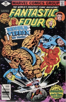 Fantastic Four #211: first Terrax the Tamer