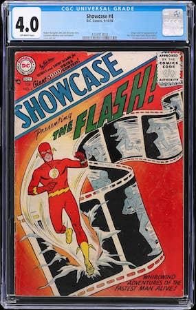 Showcase #4 CGC 4.0, 1st Barry Allen as the Flash