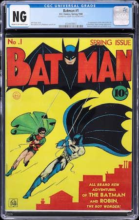 Batman #1 CGC NG, 1st Joker and Catwoman