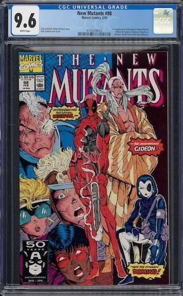 New Mutants #98, first Deadpool