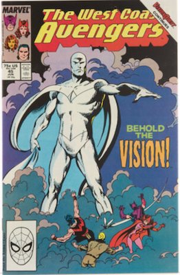 Vision Marvel Comics price guide