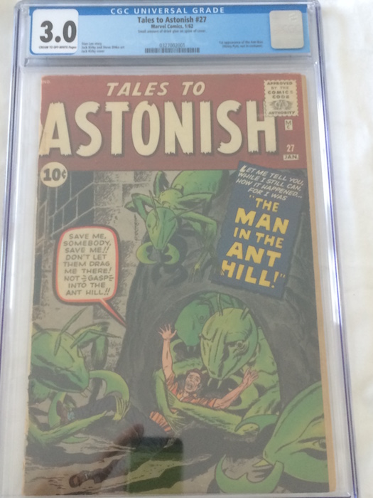 Tales to Astonish #27: Origin and First Appearance of Hank Pym, aka Ant-Man CGC 3.0