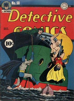 Batman vs Penguin: 1st appearance in Detective Comics #58