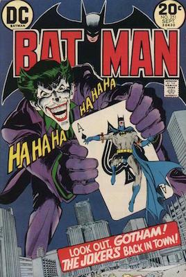Batman 251 is an iconic cover by Neal Adams