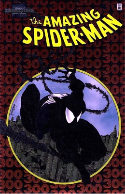 Marvel Collectible Classics: Spider-Man #1, aka the ASM #300 Chromium edition. Published in 1998, it marked the 10th anniversary of
the landmark issue, with a foil cover and images front and back