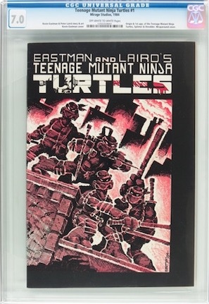 A CGC 7.0 of TMNT #1 is now even hotter thanks to the $90K sale