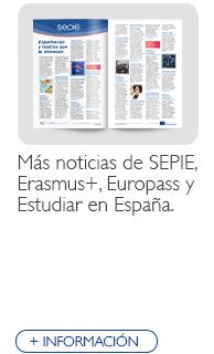 Más noticias de SEPIE, Erasmus+, Europass y Estudiar en España