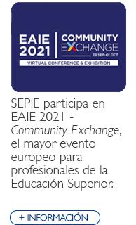 SEPIE participa en EAIE 2021