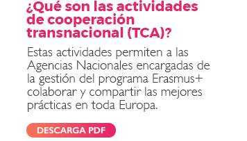 ¿Qué son las actividades de cooperación transnacional (TCA)? 