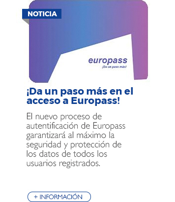 ¡Da un paso más en el acceso a Europass!