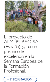 ALMI BILBAO SAL gana un premio a la excelencia en la Semana Europea de la Formación Profesional.