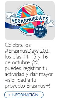 Celebra los #ErasmusDays 2021