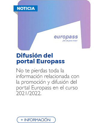 Difusión del portal Europass