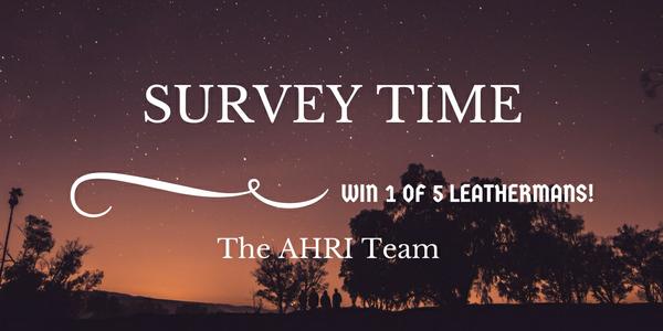 Survey Time - Win a Leatherman!