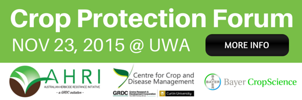 AHRI CCDM Crop Protection Forum