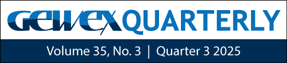 GEWEX Quarterly Release Header with Edition Volume and Number