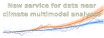 New service for data near climate multimodel analyses