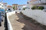 A view of a sidewalk in Minorca, Spain