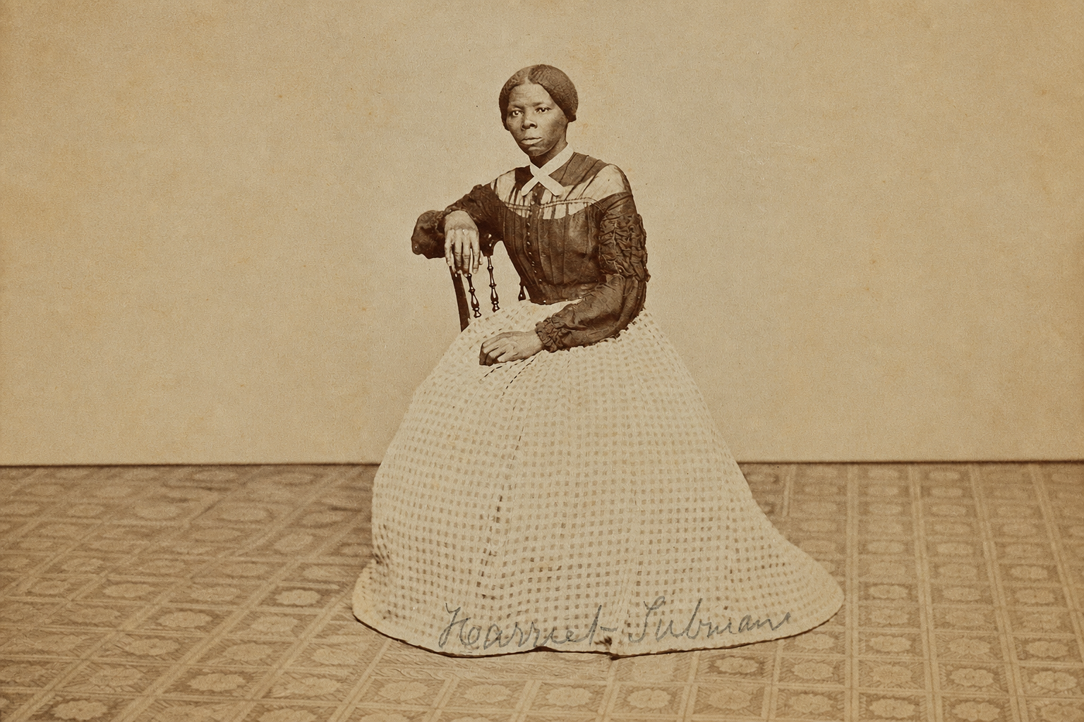 Portrait of Harriet Tubman, seated