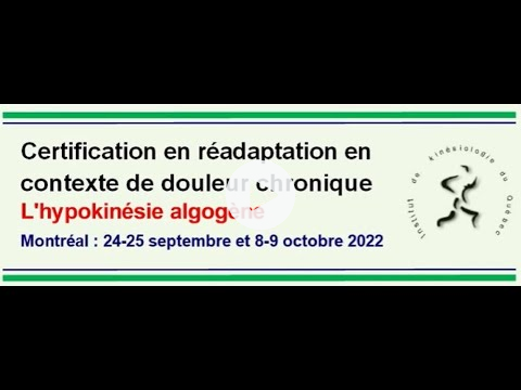 Qu'est-ce que l'hypokinésie algogène ?