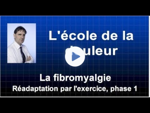 Fibromyalgie readaptation par l'exercice, partie 1