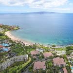 Drone Photo Ocean View Wailea Beach