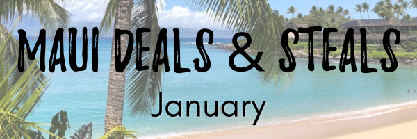 Maui Deals and Steals November