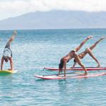 SUP Yoga on water