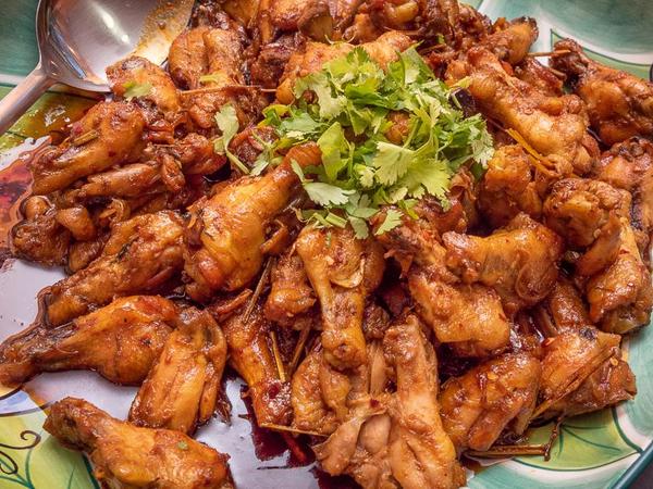 It is all seafood except for delicious Chicken Wings.