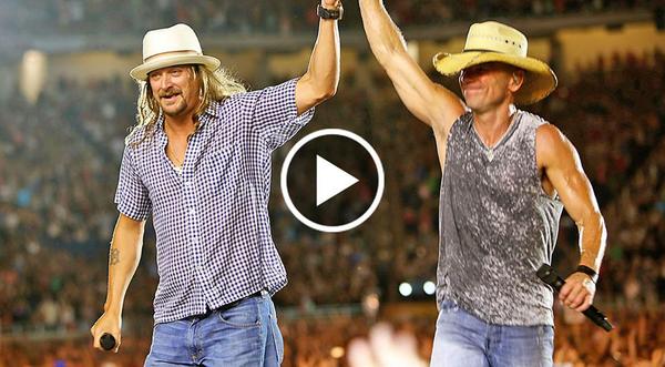 Kid Rock Joins Kenny Chesney For Surprise Hometown Performance Of ‘Cowboy'