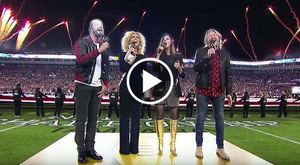 Little Big Town Electrifies Stadium With Paralyzing National Anthem Performance