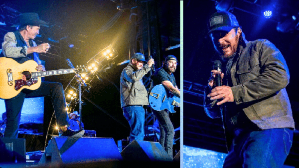 “Yellowstone” Star Cole Hauser Joins Brooks & Dunn To Sing “Neon Moon”