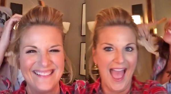 Trisha’s Reaction When She Hears Garth’s Song On The Radio Is Priceless