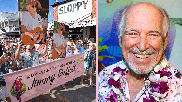 Thousands Parade Through Key West To Honor Jimmy Buffett
