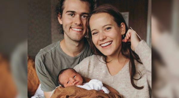 John Luke Robertson’s Wife Announces Arrival Of Son John Shepherd… 10 Days Early