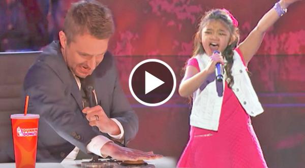 9-Year-Old Cutie Earns Golden Buzzer For Perfecting A 'Voice' Coach's Hit Song