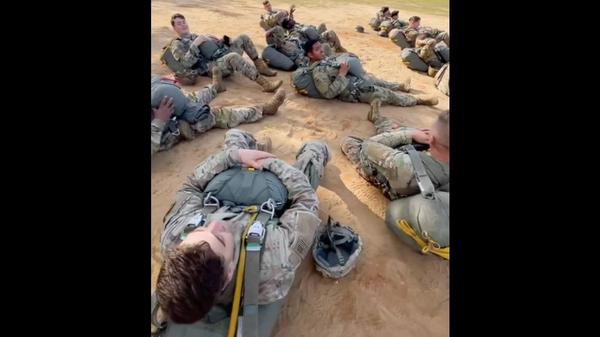 Airborne Division Soldiers Sing “My Girl” A Cappella During Training