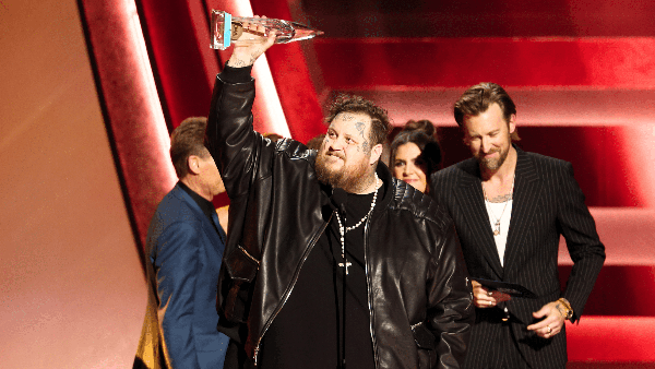 Jelly Roll Drops & Breaks His CMA Award Trophy
