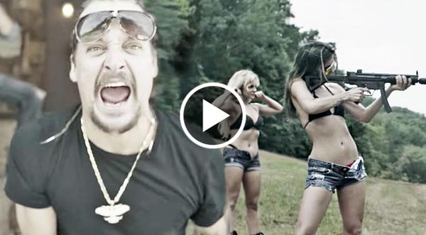 Kid Rock Debuts Kick Ass Music Video With Babes, Guns & Attitude