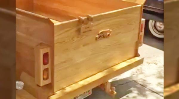 Master Craftsmen Builds Ford Truck Entirely Out Of Wood