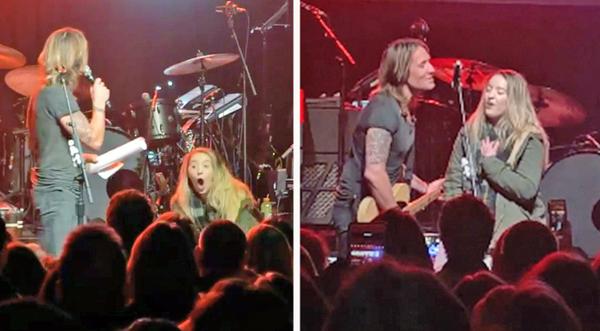 Keith Urban Brings Unsuspecting Fan On Stage For Impromptu Duet