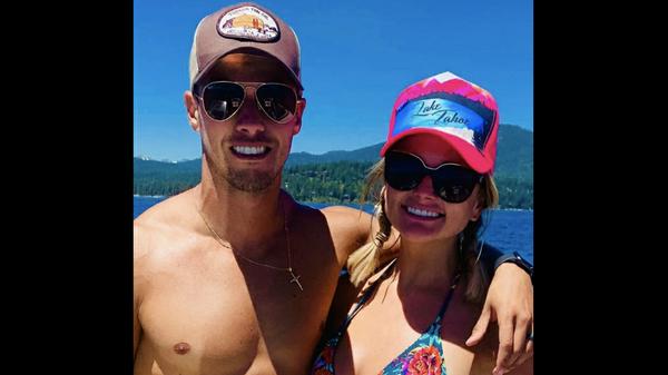Flashback To Last Summer When Miranda Lambert Posed In A Bikini Alongside Shirtless Hubby While On Vacation