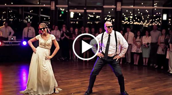 Father & Bride Electrify Crowd When Tender Dance Takes Insanely Epic Turn